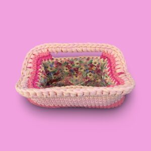 Pink multi colour clutch bag #0035 - Image 4