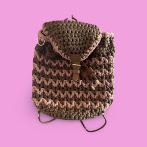 Brown and dusty pick back pink style #0032 - Image 3
