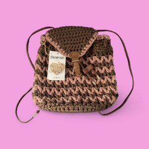 Brown and dusty pick back pink style #0032 - Image 5