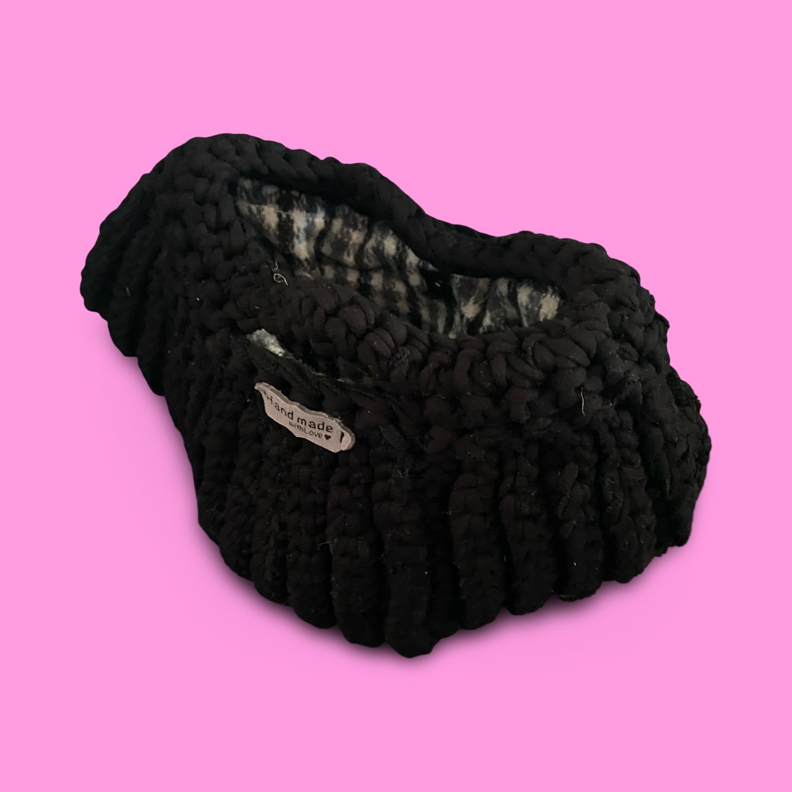 Black crochet clutch bag #0039 - Image 3