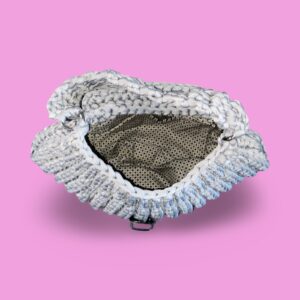 Grey crochet hand bag #0023 - Image 3