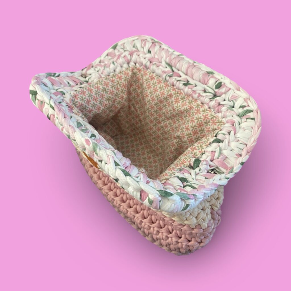 Small multi colour crochet clutch bag #0027